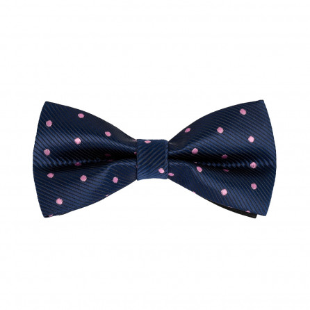 Navy with Pink Dot